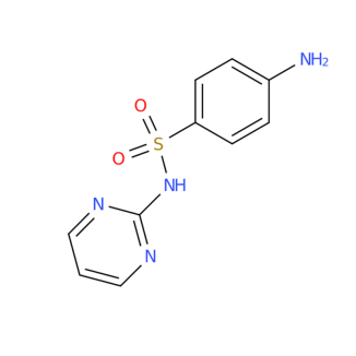 Sulfadiazina CAS nº 68-35-9