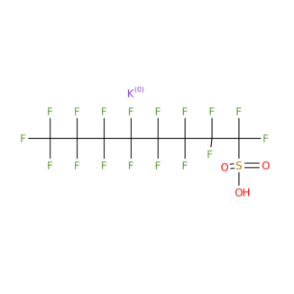 Heptadecafluoro-1-octanosulfonato de potasio CAS#2795-39-3